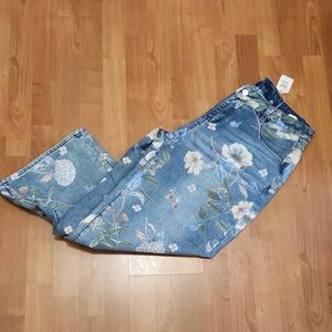 Not Rated Floral Blue Women's Flare Jeans